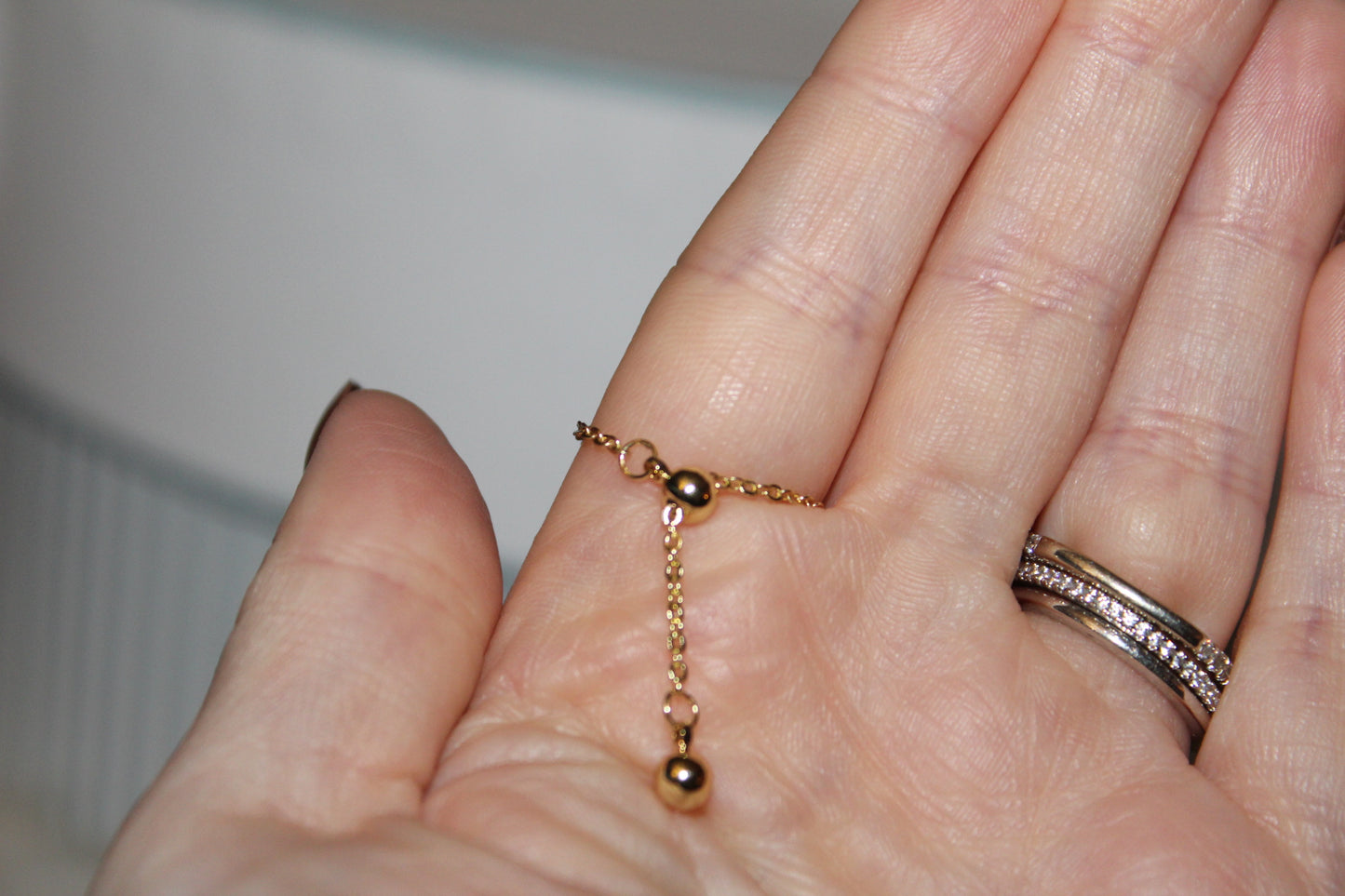 Angel Light Chain Ring