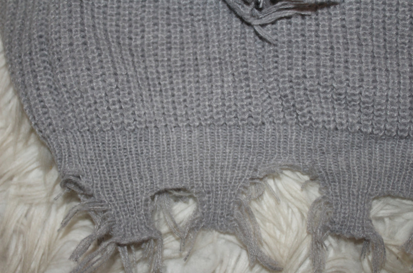 Cozy Aura Distressed Sweater