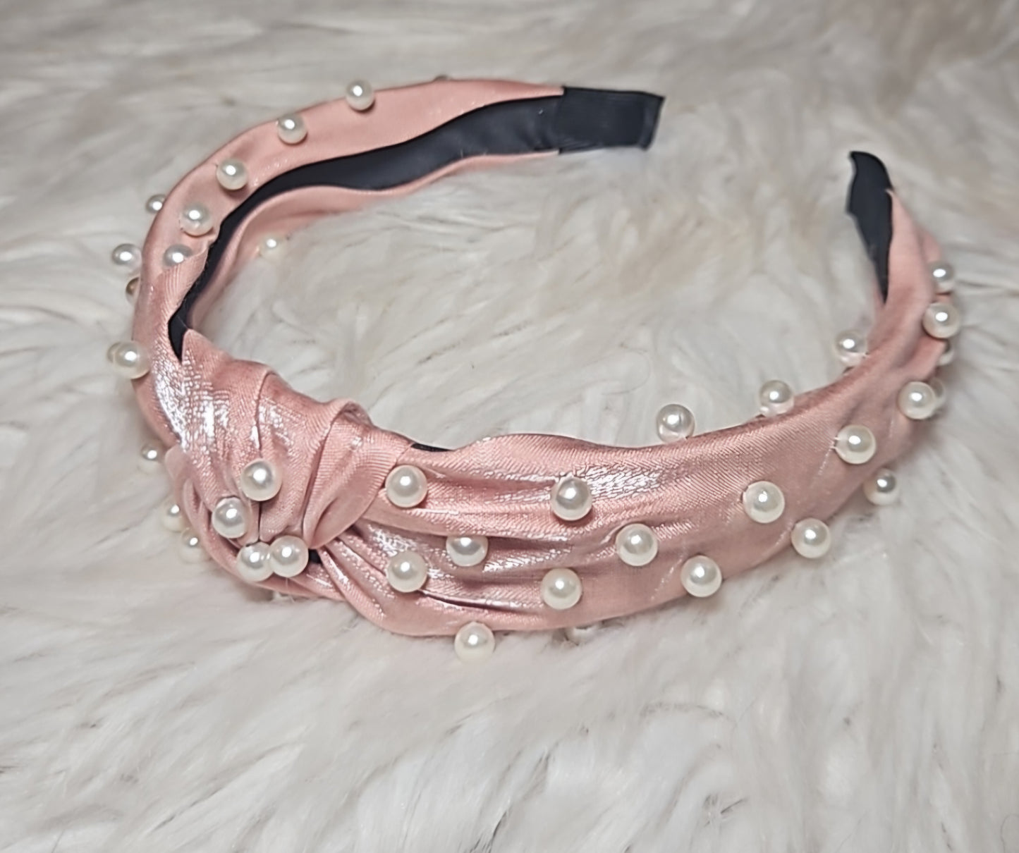 Pearl Luxe Headbands | Soft Satin Glam