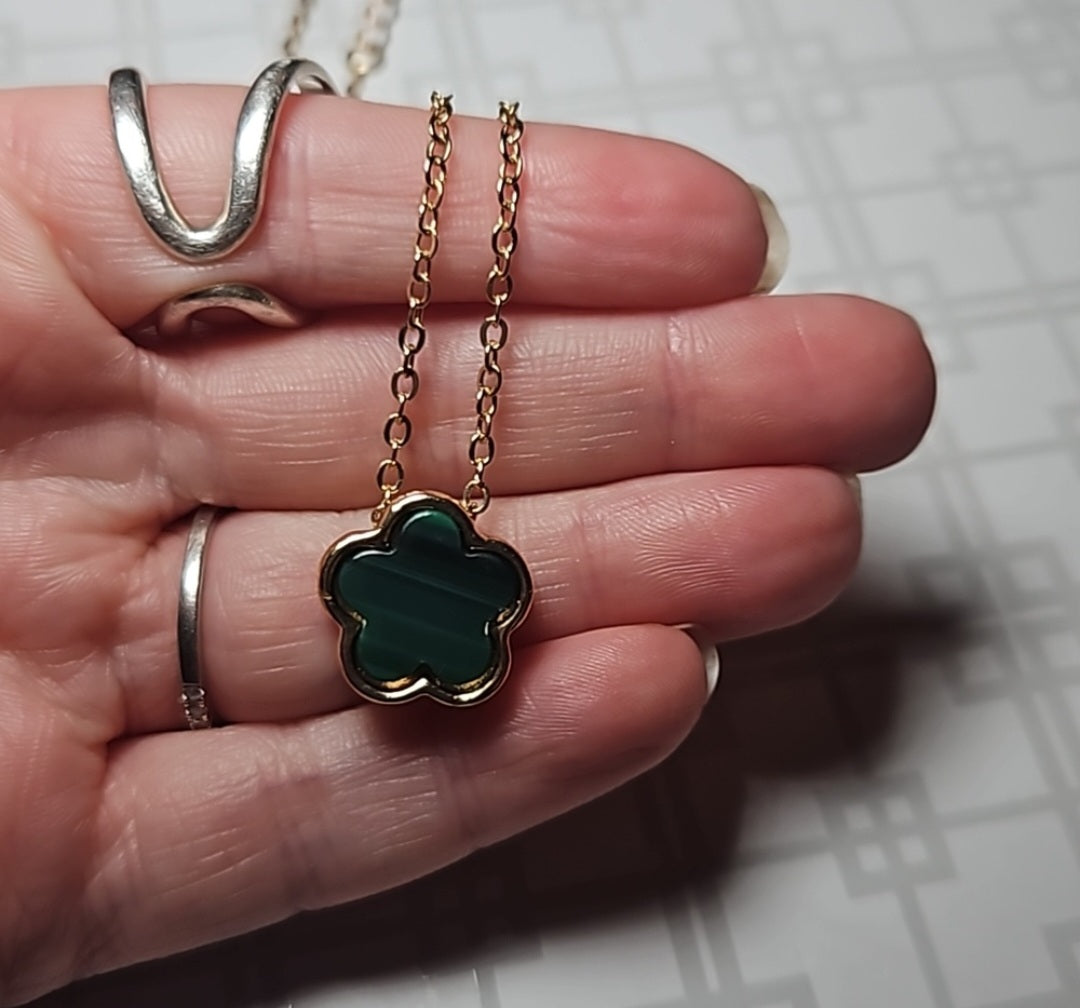Lucky Clover Energy Necklace