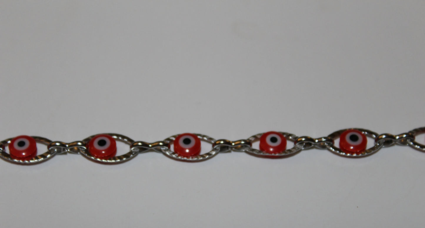 Evil Eye Stainless Steel Anklet | Protect Your Energy Collection