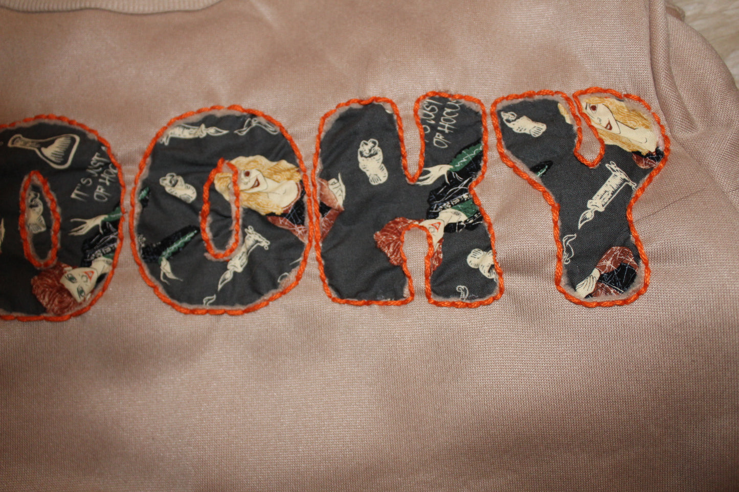 Witchy Stitch Energy Hand Embroidered Crewneck