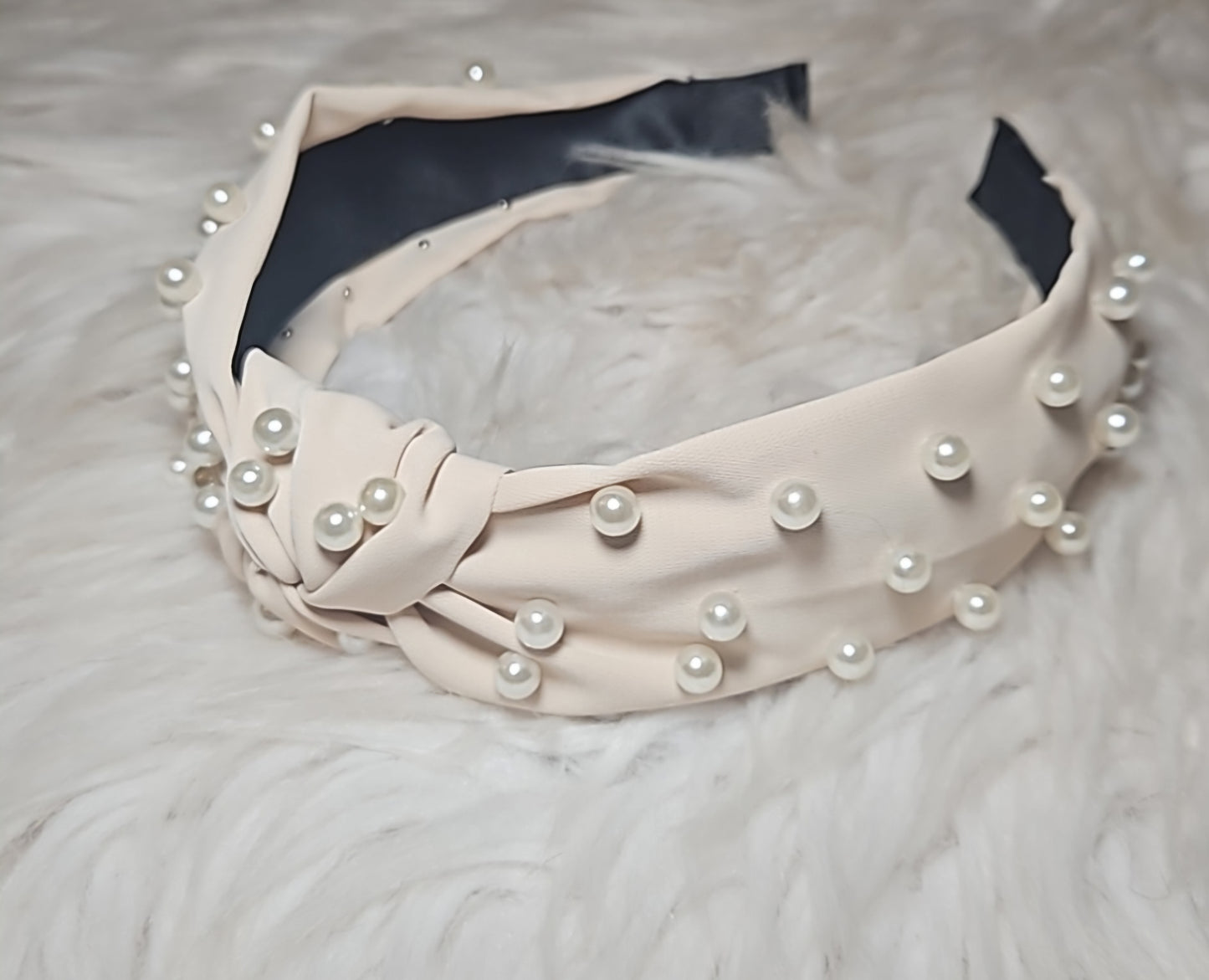 Pearl Luxe Headbands | Soft Satin Glam