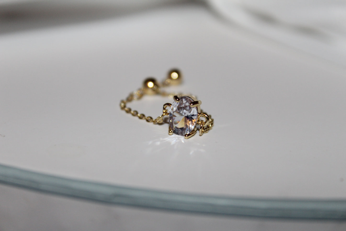 Angel Light Chain Ring