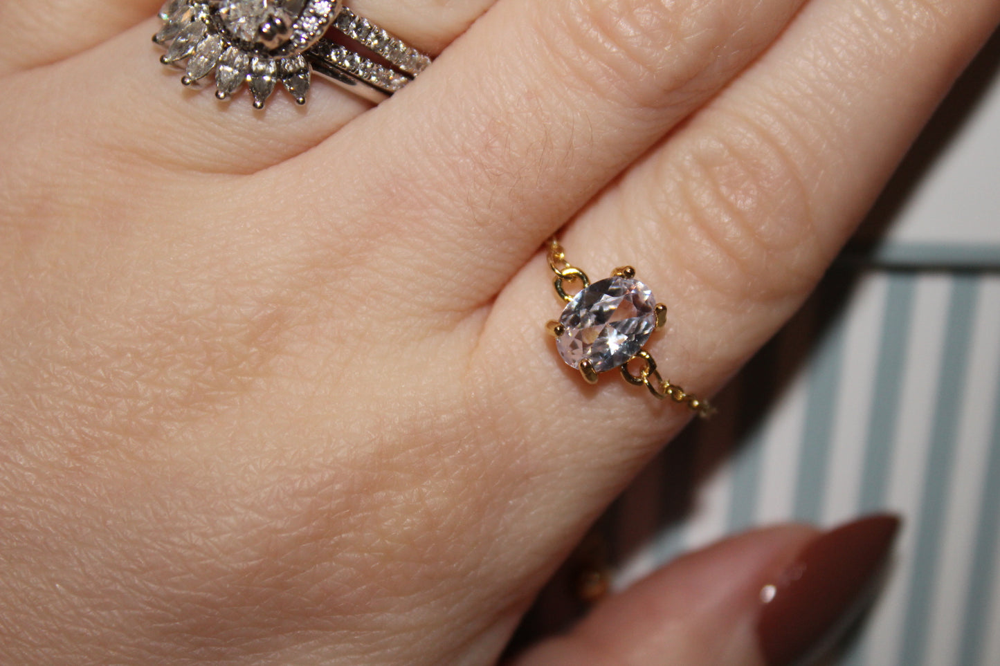 Angel Light Chain Ring