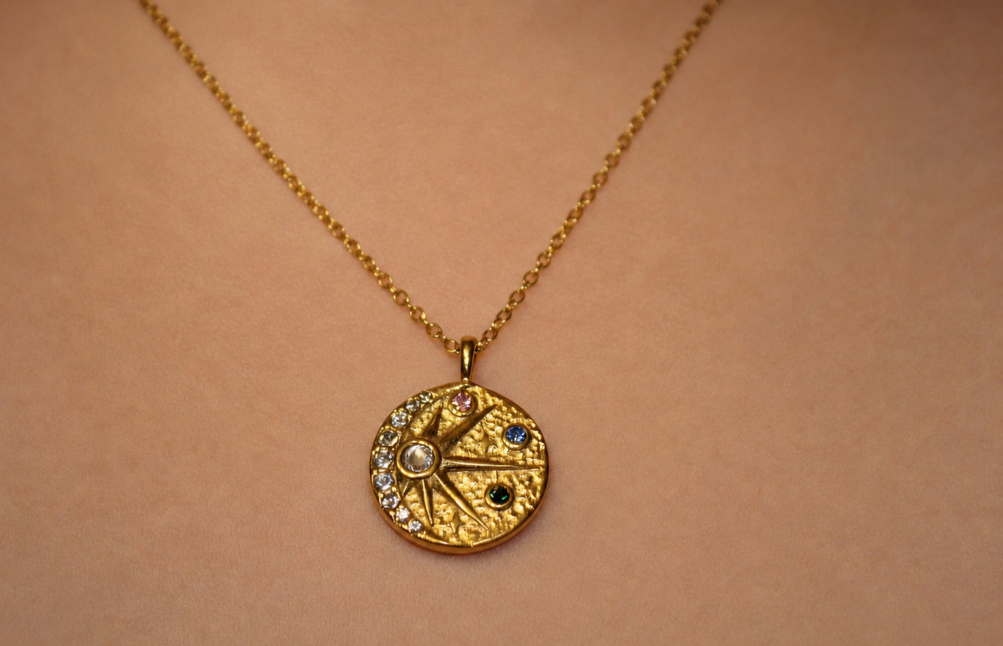 Starlit Compass Necklace