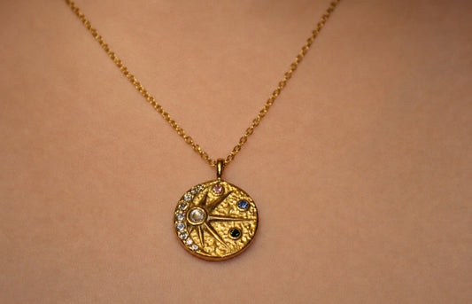 Starlit Compass Necklace
