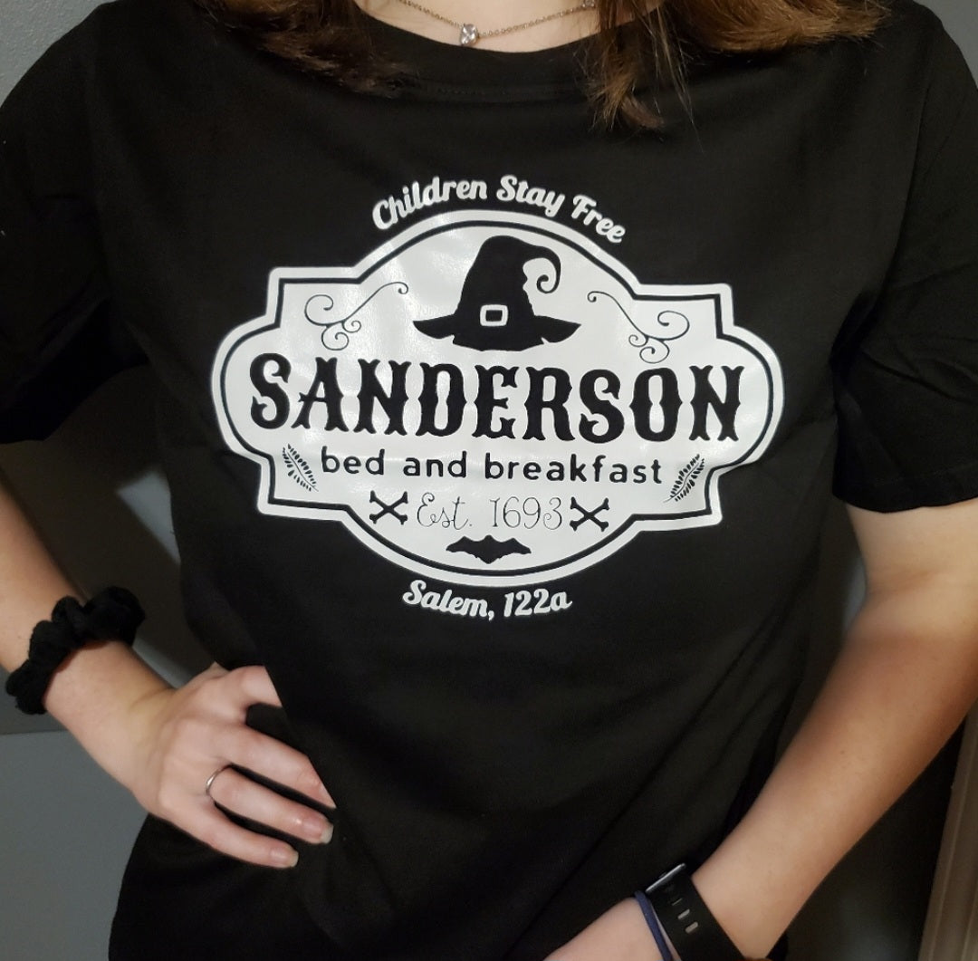 Sanderson Bed & Breakfast Graphic Tee | Spooky Season Essential