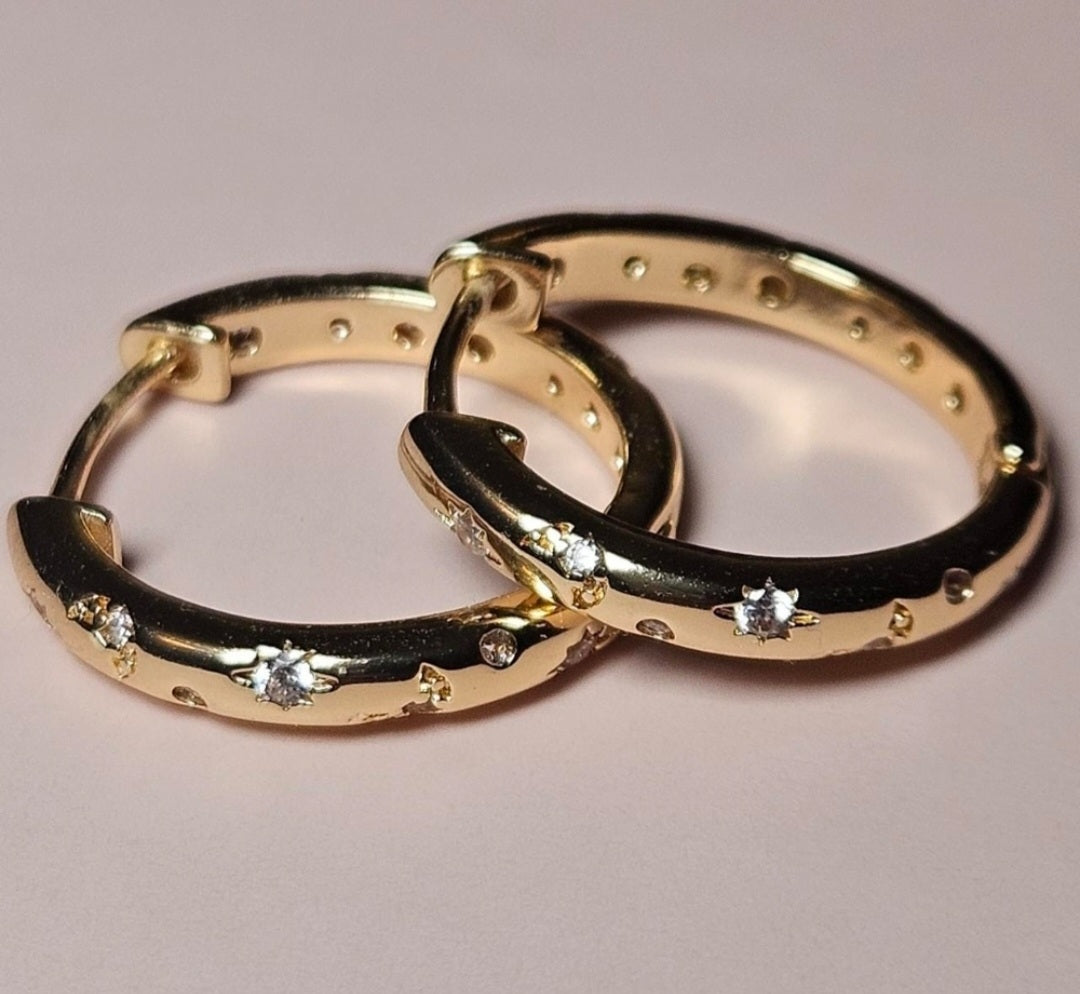 Celestial Glow Hoops