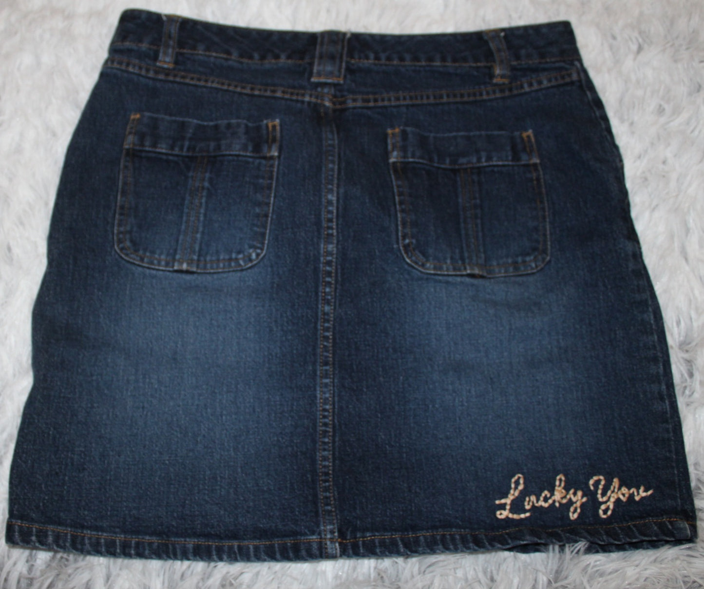 Hidden Notes | Lucky You Denim Mini