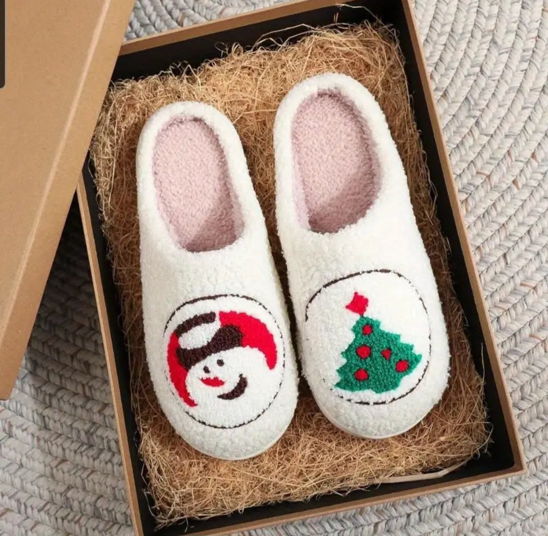 Christmas Cookie Slippers | Fuzzy Holiday Comfort