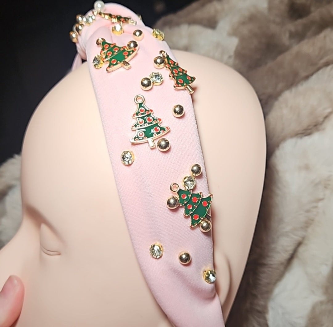 Holiday Cheer Headband | Pink Frost Edition