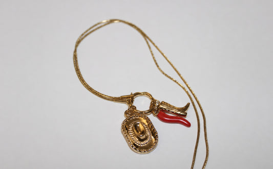 Cowgirl Aura Charm Necklace