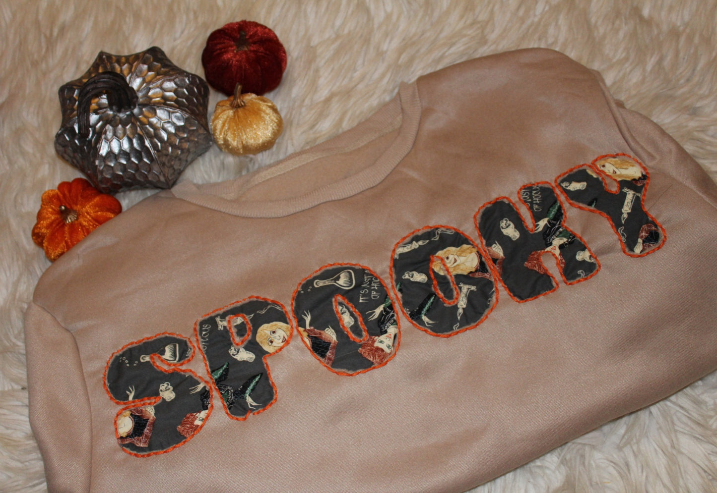 Witchy Stitch Energy Hand Embroidered Crewneck