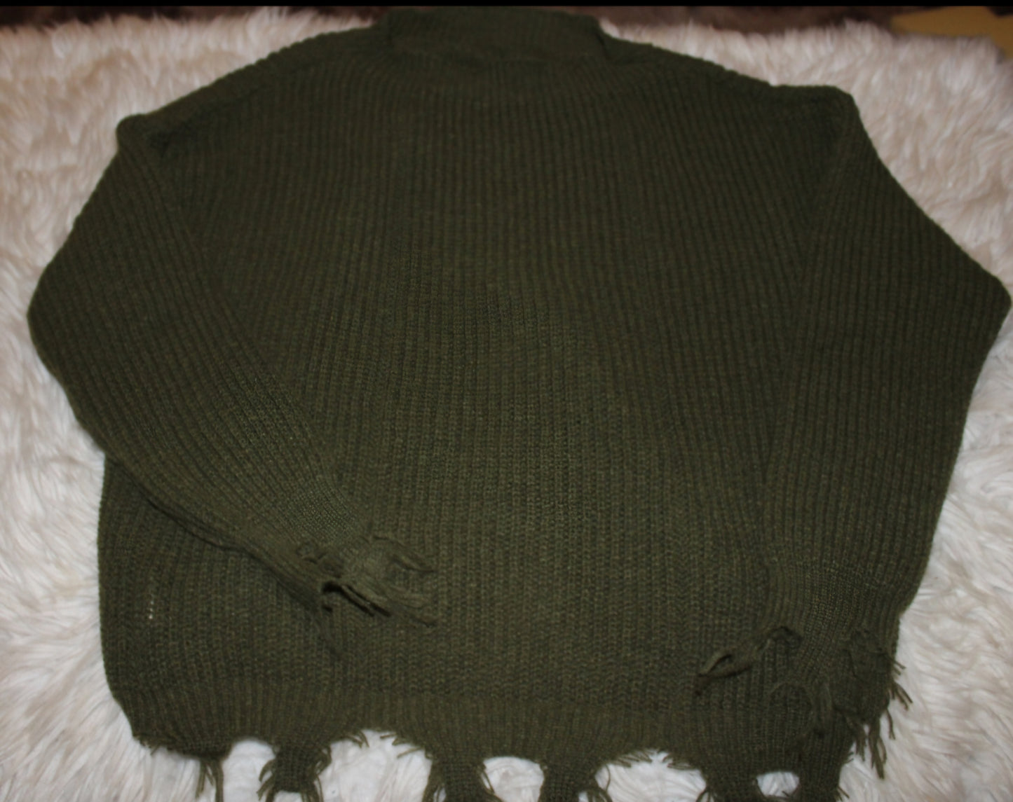 Cozy Aura Distressed Sweater