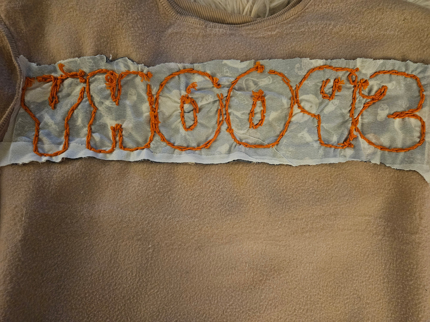 Witchy Stitch Energy Hand Embroidered Crewneck