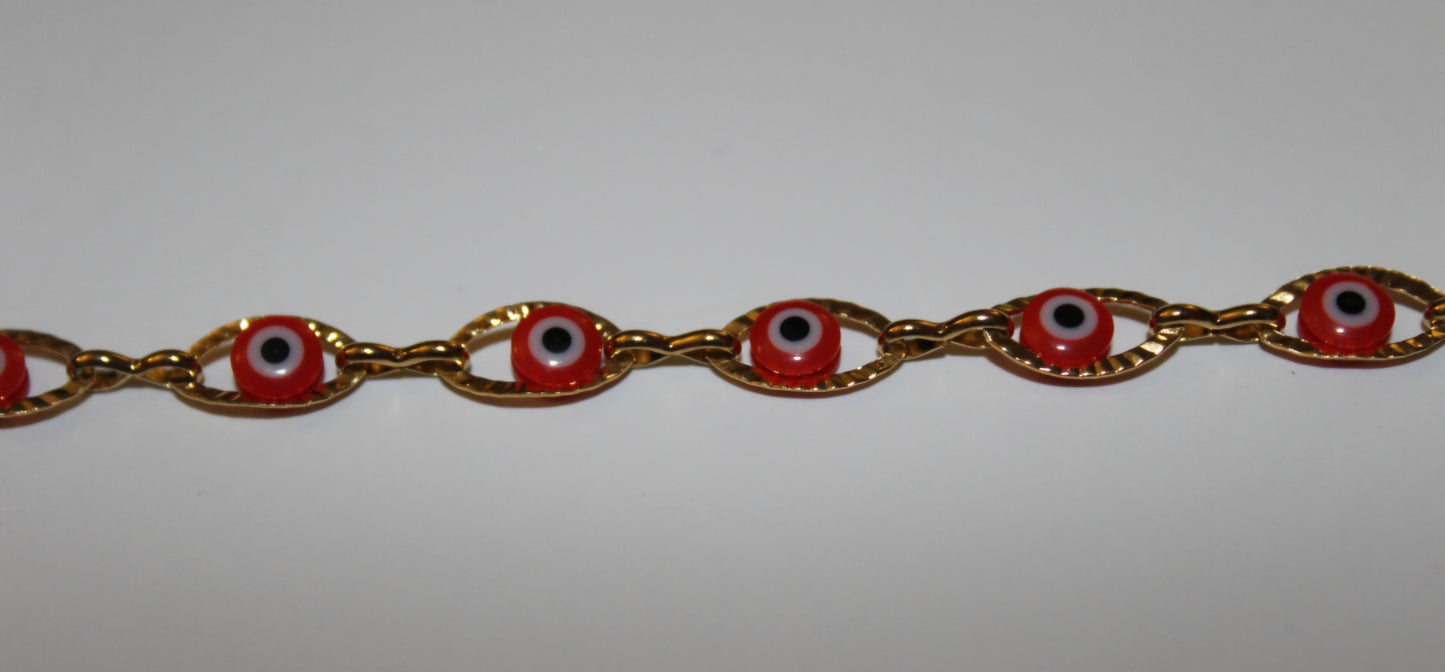 Evil Eye Stainless Steel Anklet | Protect Your Energy Collection