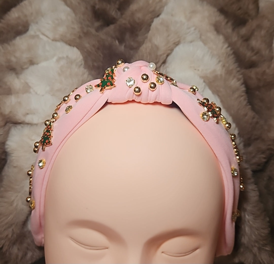 Holiday Cheer Headband | Pink Frost Edition