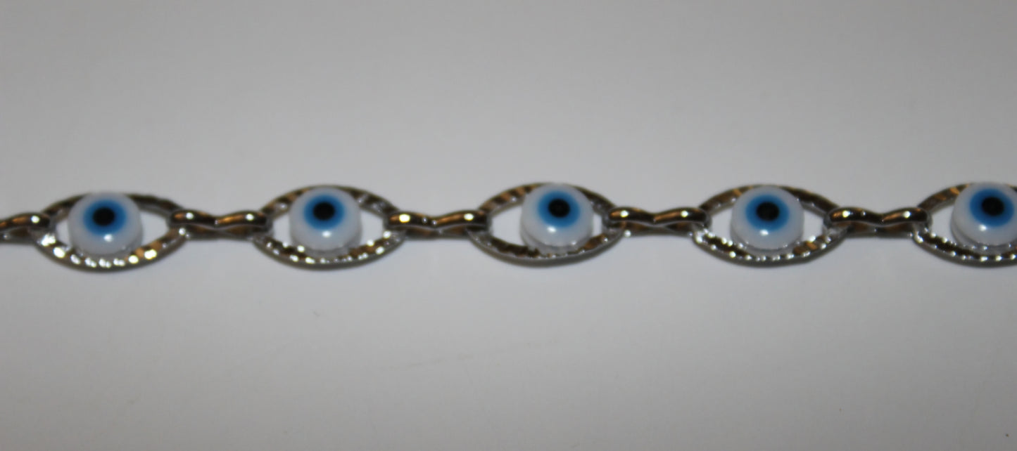 Evil Eye Stainless Steel Anklet | Protect Your Energy Collection