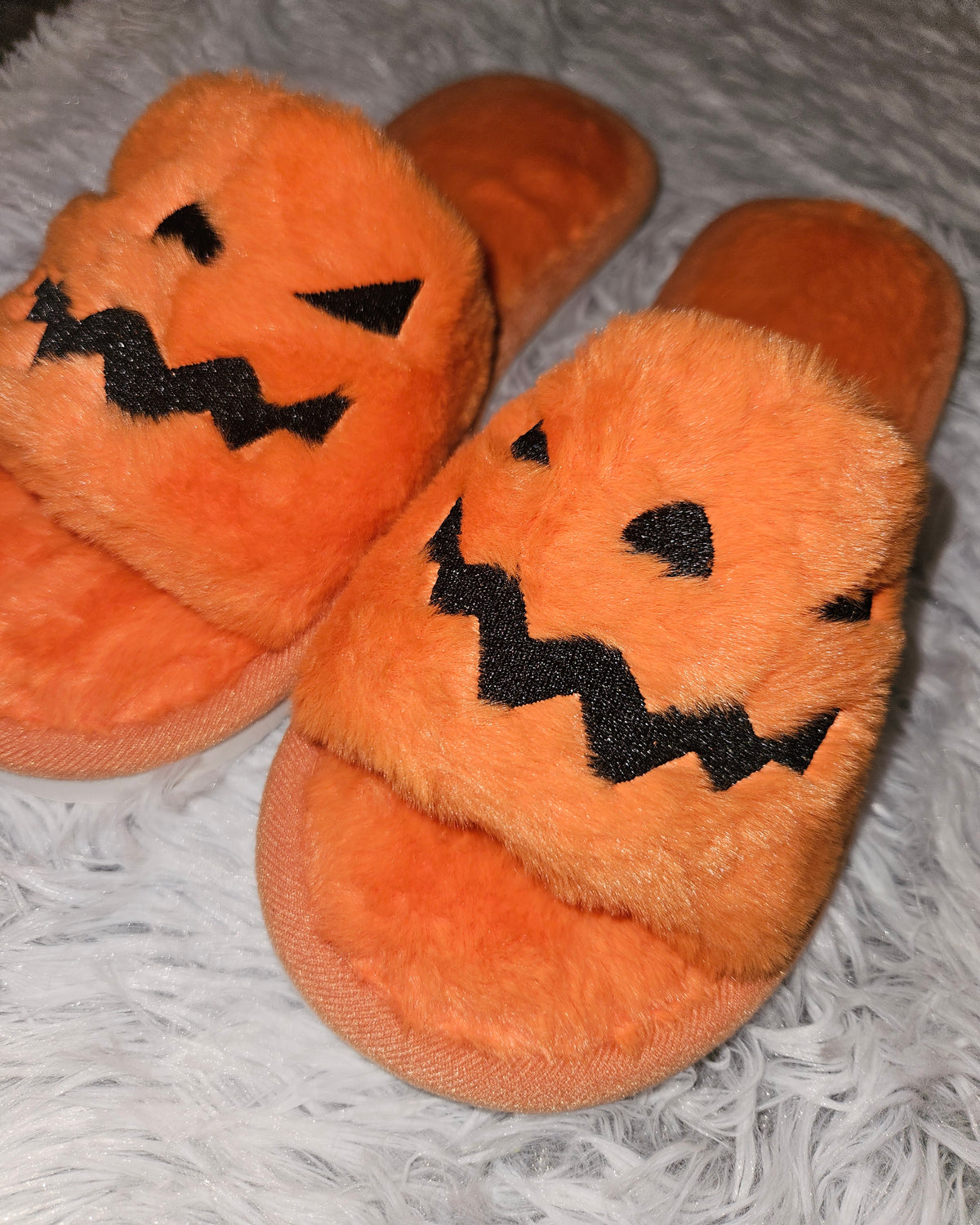 Hey Pumpkin Plush Slippers