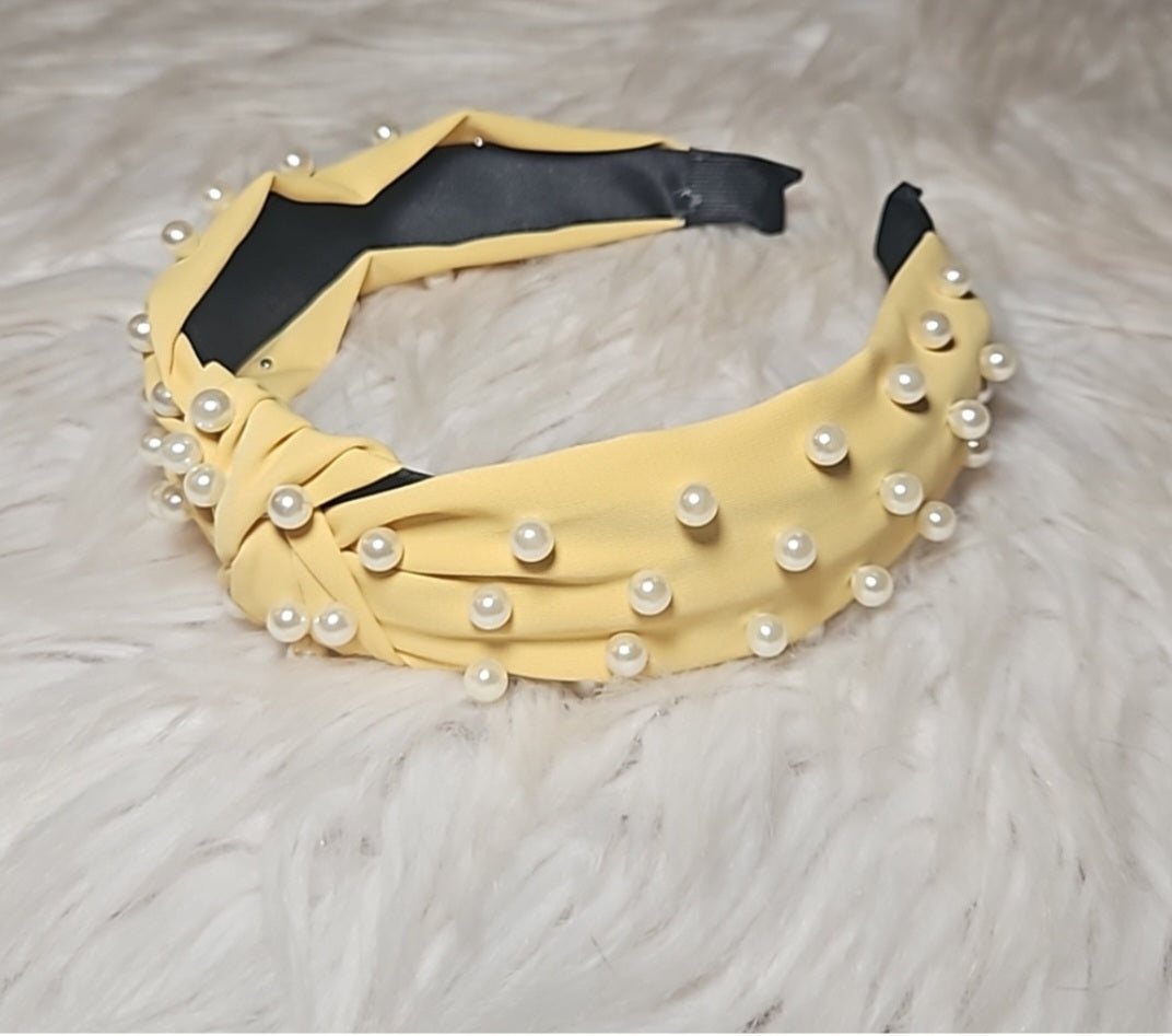 Pearl Luxe Headbands | Soft Satin Glam