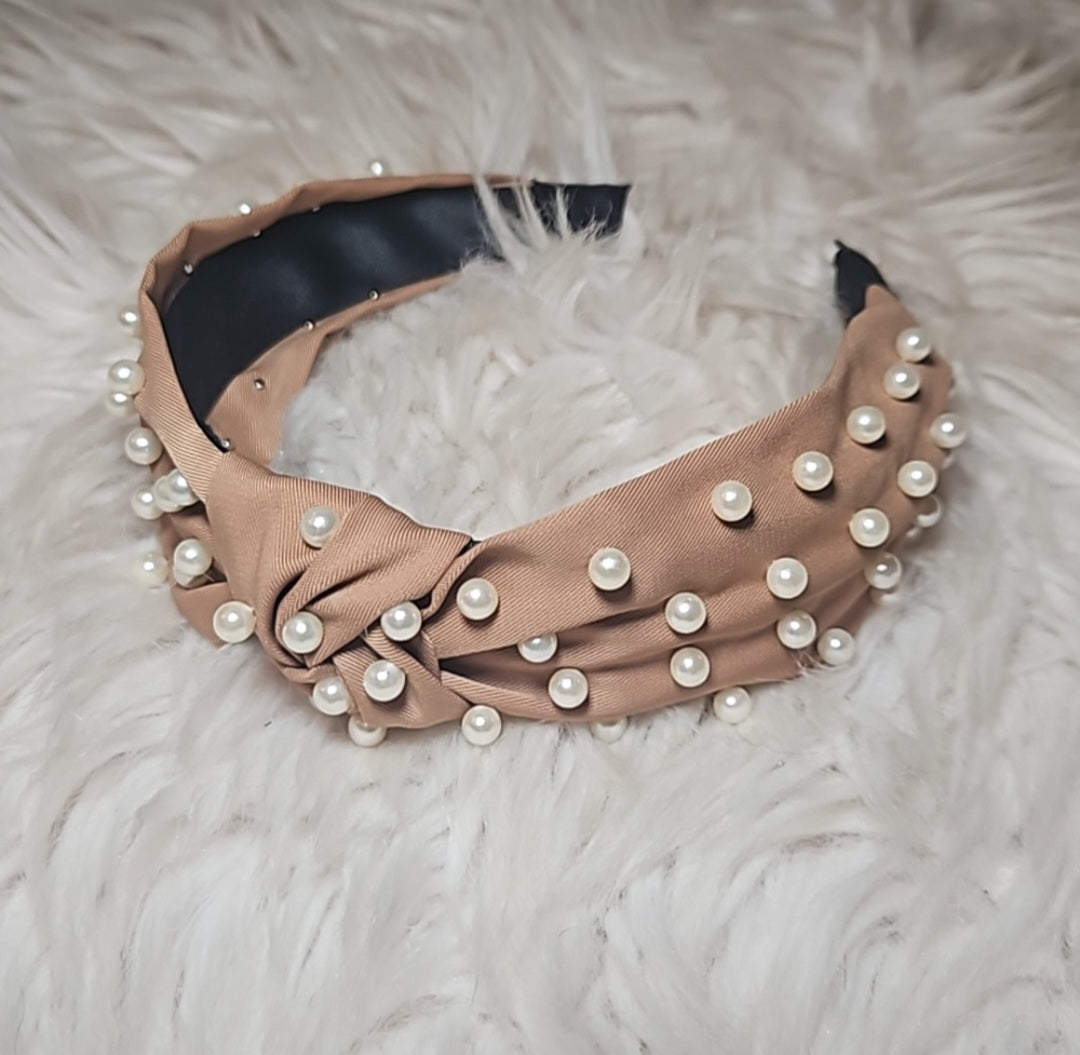 Pearl Luxe Headbands | Soft Satin Glam