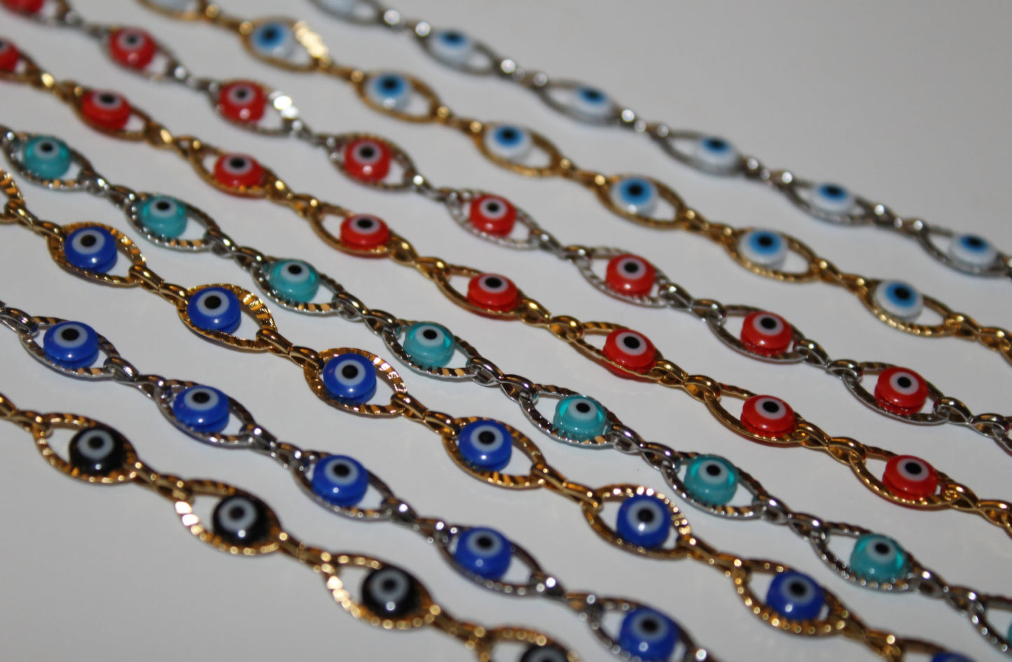 Evil Eye Stainless Steel Anklet | Protect Your Energy Collection
