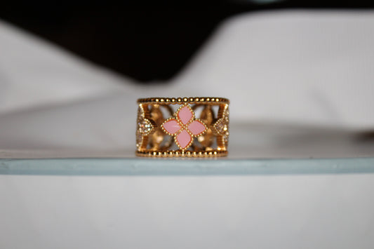 Petal Aura Adjustable Ring