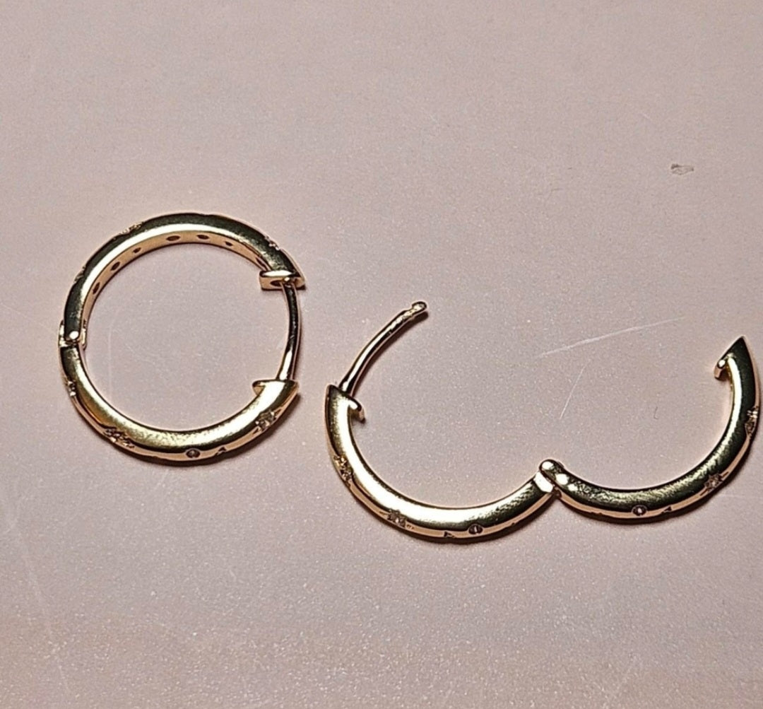 Celestial Glow Hoops