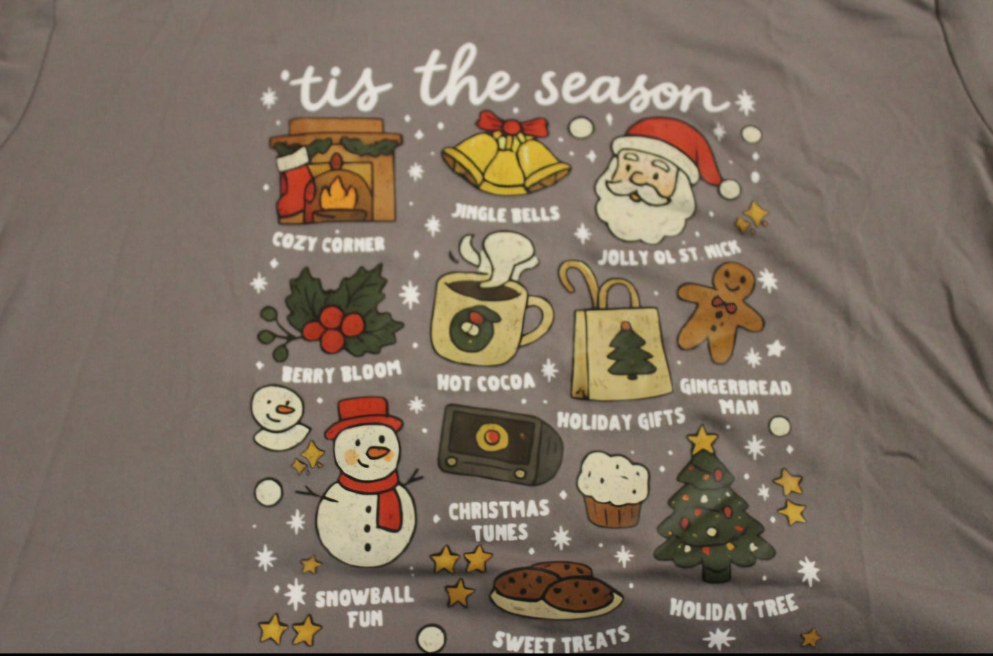 ’Tis The Season Holiday Checklist Tee — Frosted Cocoa