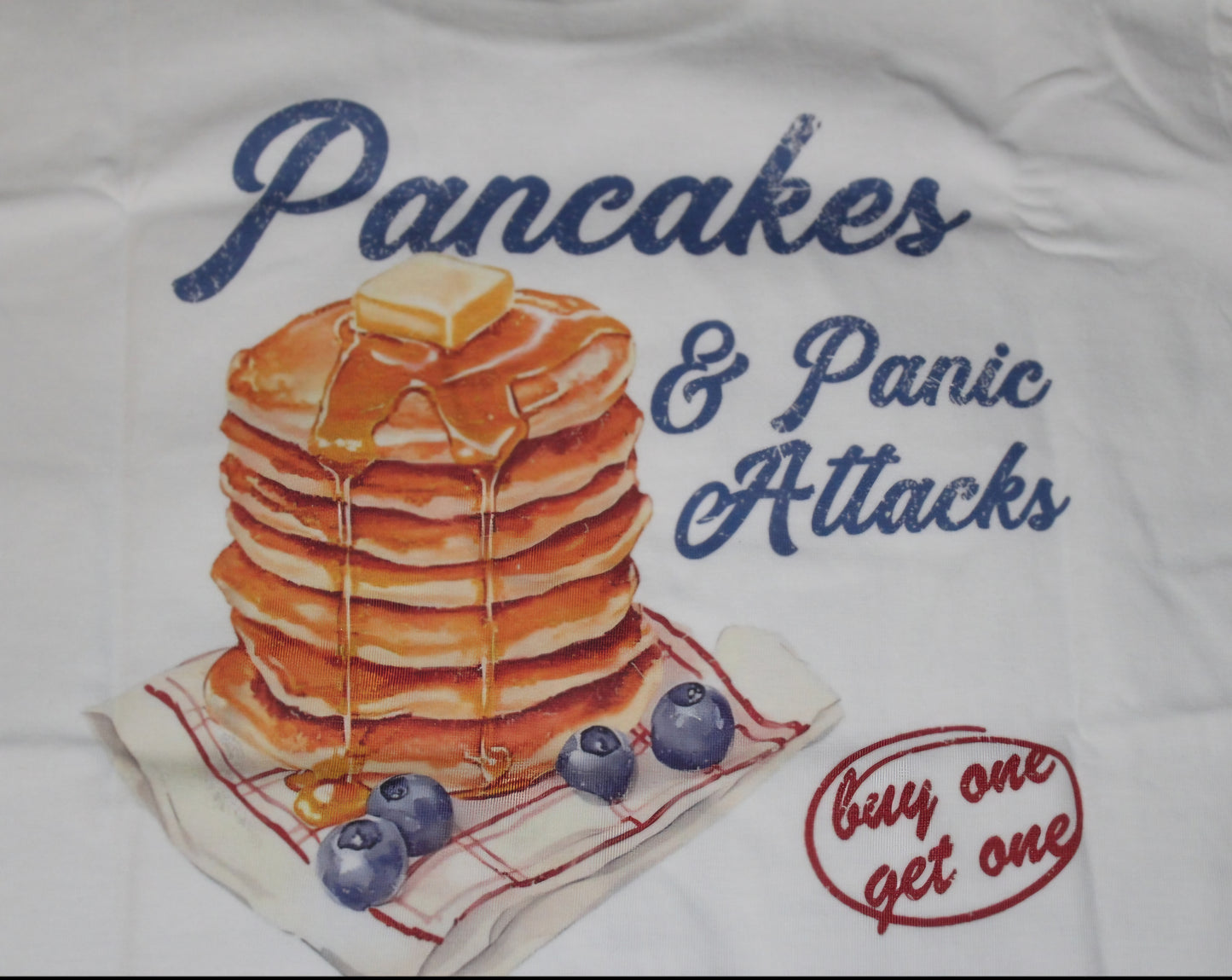 Pancakes & Panic Attacks Graphic Tee