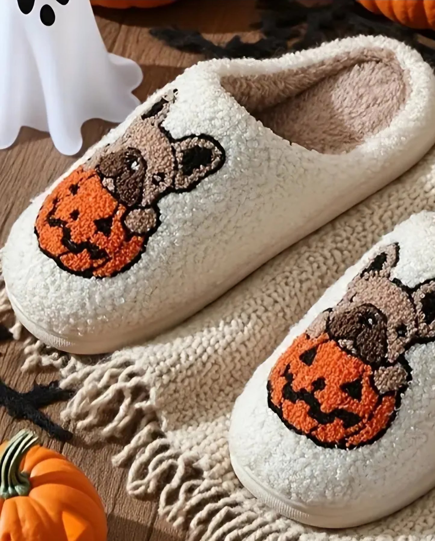 Frenchie Halloween Slippers