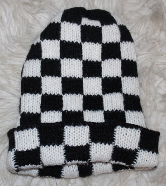 Soft Check Energy Beanie