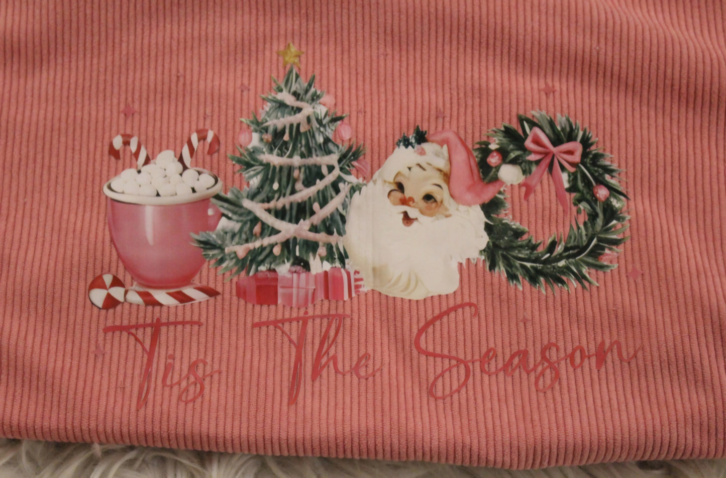 Sugarberry Santa Season Crewneck — Ribbed Knit Holiday Sweater