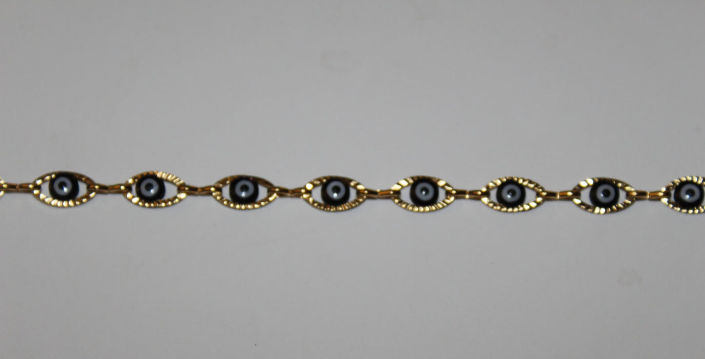 Evil Eye Stainless Steel Anklet | Protect Your Energy Collection