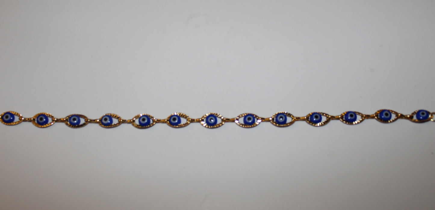 Evil Eye Stainless Steel Anklet | Protect Your Energy Collection