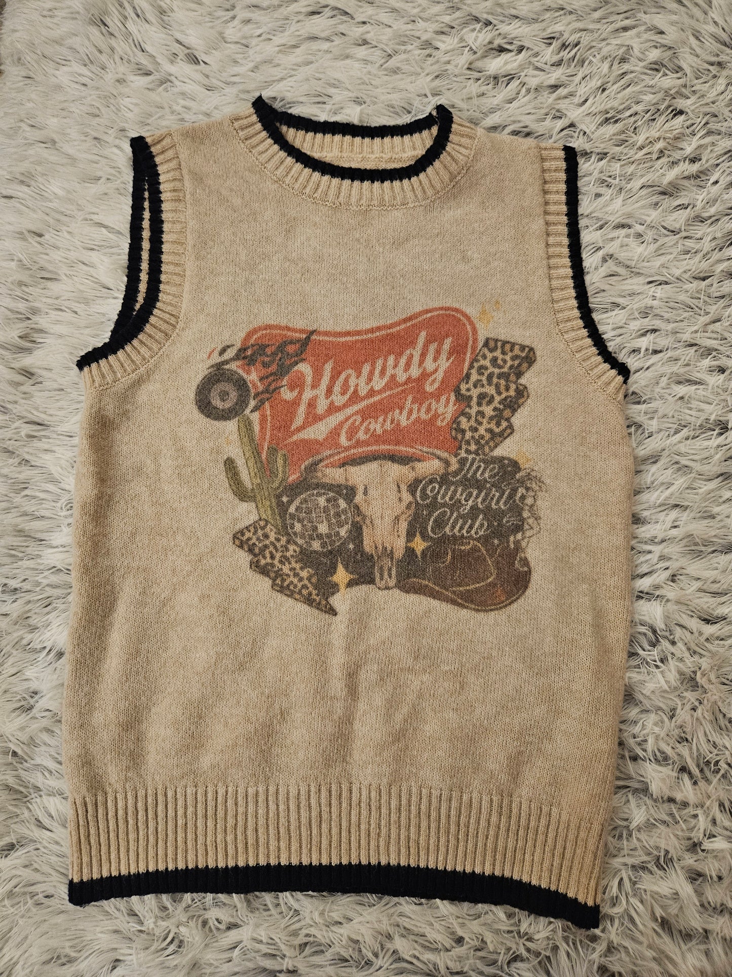 The Howdy Honey Sweater Vest