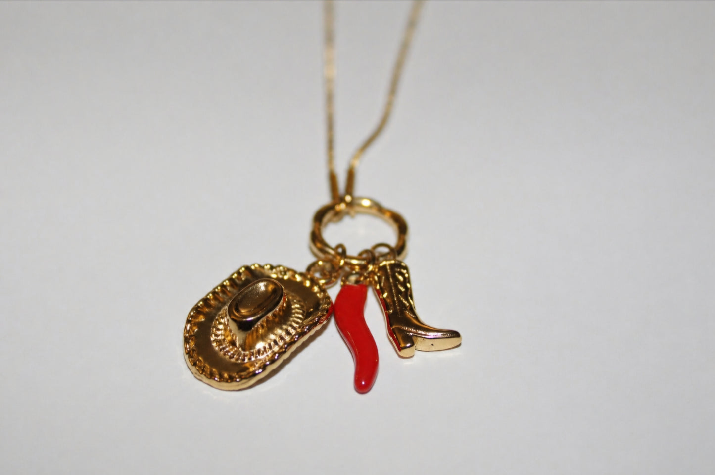 Cowgirl Aura Charm Necklace