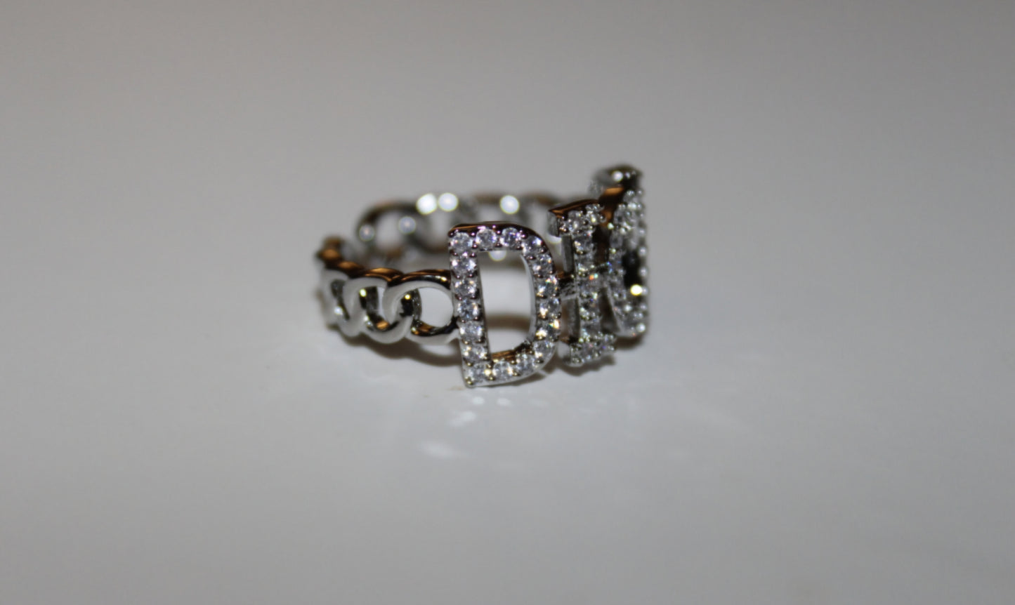 Aura Monogram Ring