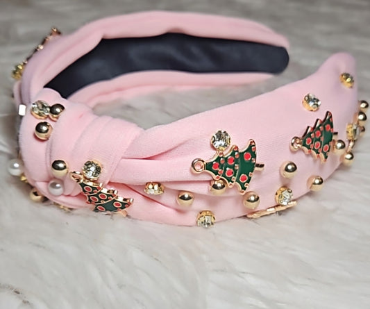 Holiday Cheer Headband | Pink Frost Edition