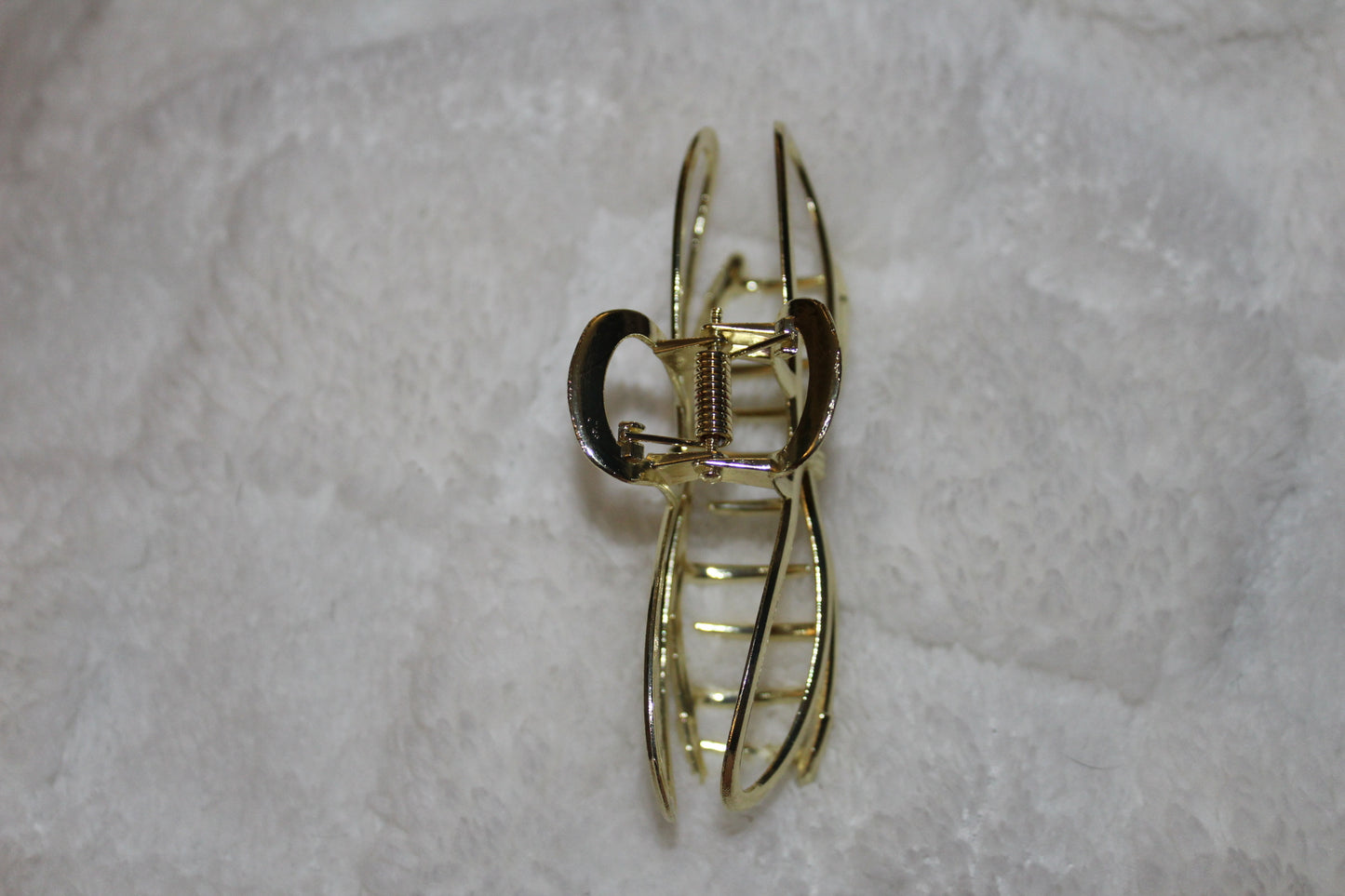 Golden Aura Bow Hair Clip