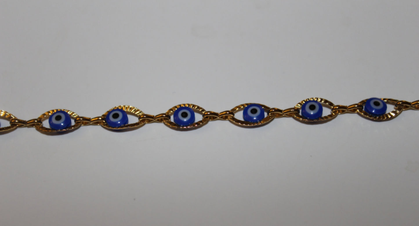 Evil Eye Stainless Steel Anklet | Protect Your Energy Collection