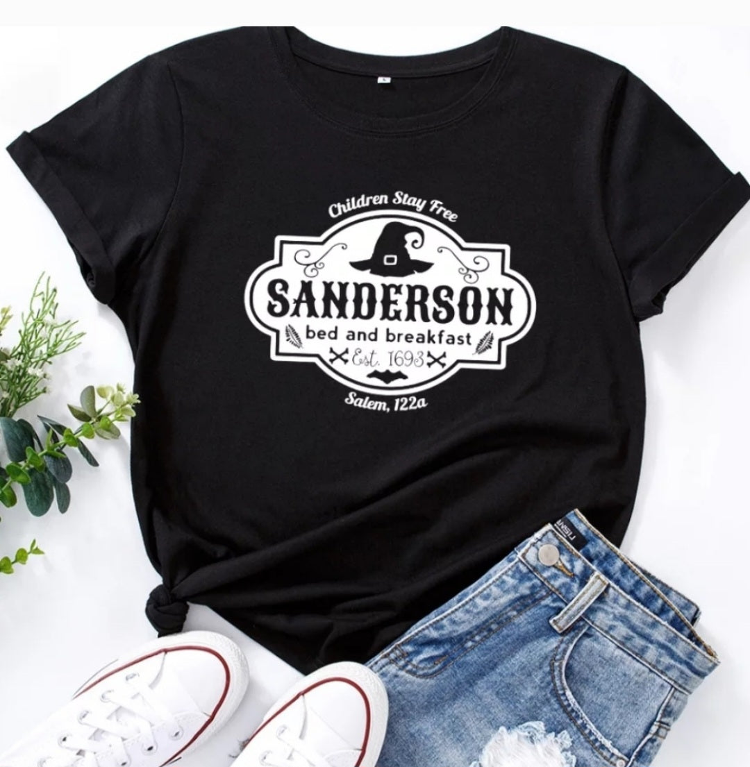 Sanderson Bed & Breakfast Graphic Tee | Spooky Season Essential