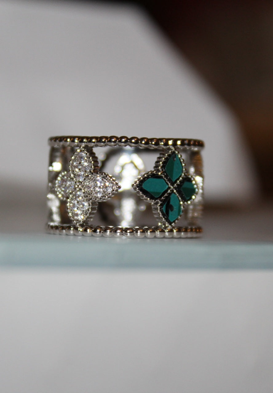 Petal Aura Adjustable Ring