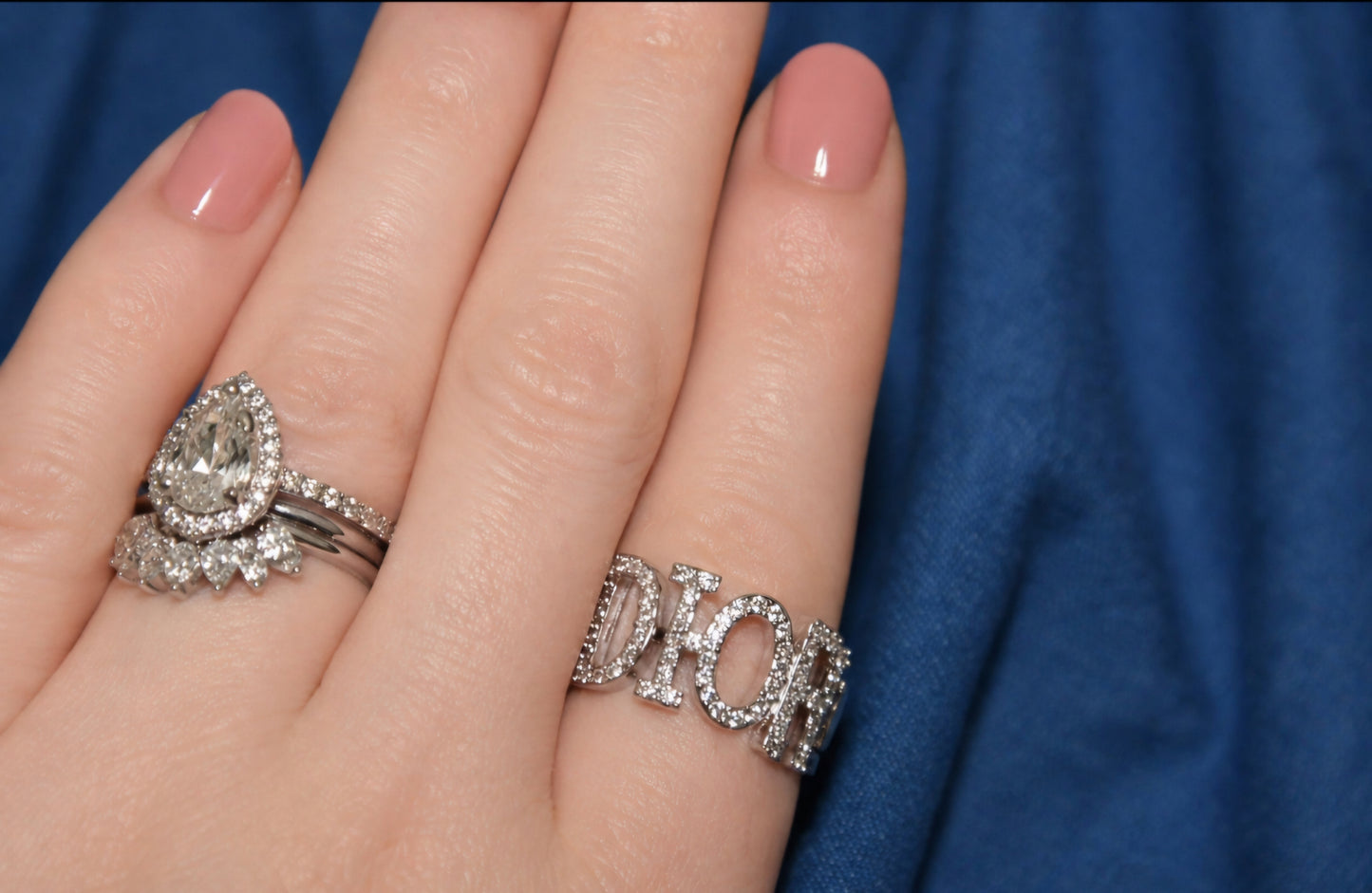 Aura Monogram Ring